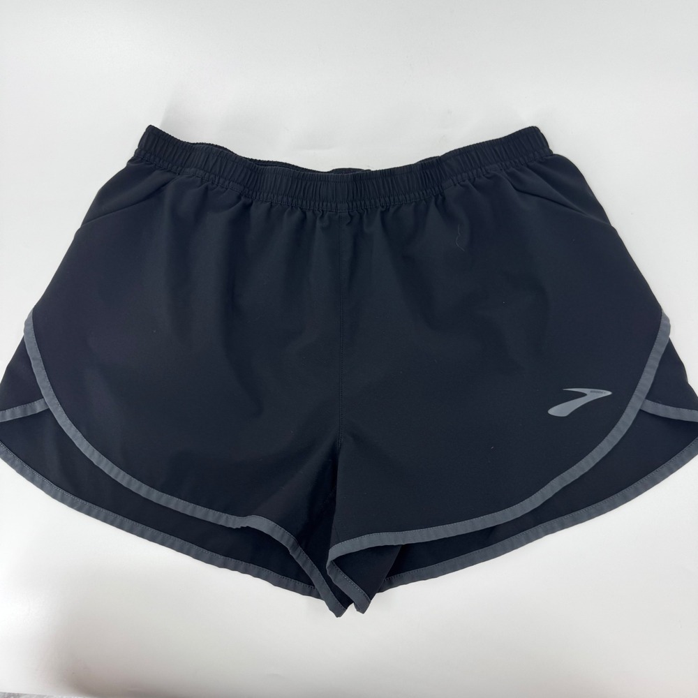 Brooks Running Shorts Women's Black Athletic‎ Activewear Performance Size M - Picture 4 of 9